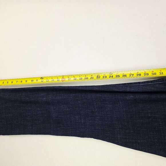 Levi's 505 Straight Size 33X32 Womens Blue 5 Pocket Logo Tag Cotton Blend Jeans - Picture 11 of 14